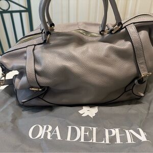 Ora Delphine Gray Satchel Bag